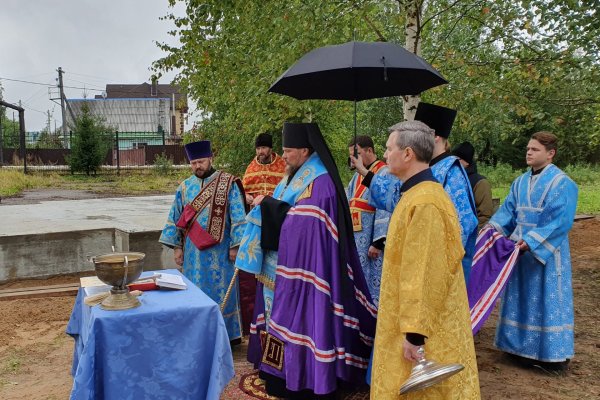 В Сыктывкарской епархии началось строительство первой часовни в честь Собора коми святых