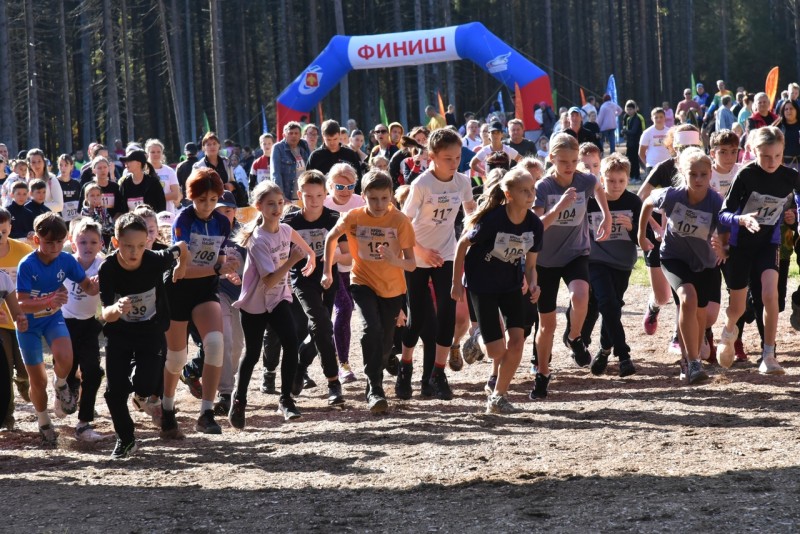 Около шести тысяч любителей спорта собрал "Кросс нации 2023" в Сыктывкаре