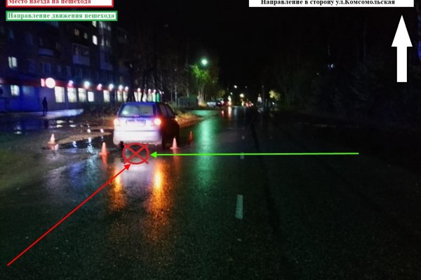В Сосногорске переходившая дорогу вне зебры женщина попала под колеса Daewoo Matiz