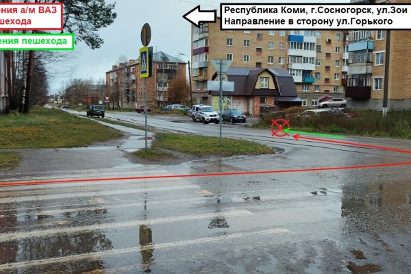 В Сосногорске мужчина шел по правому краю дороги и угодил под колеса ВАЗа