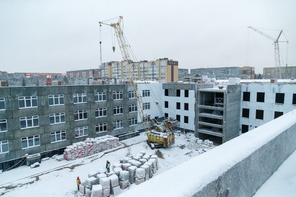В Сыктывкаре продолжается строительство школы на 825 мест в местечке Емваль
