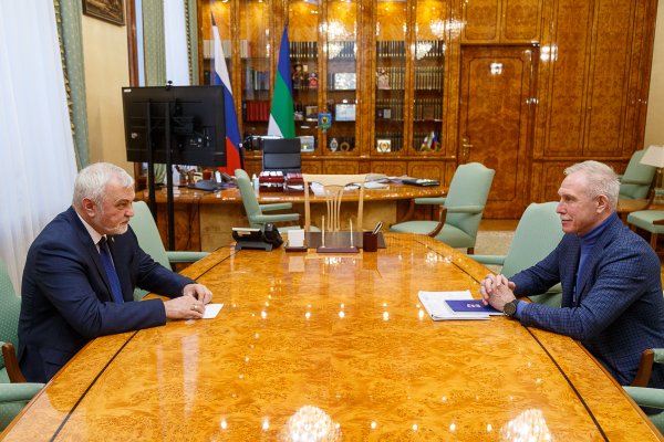 Глава Коми провел рабочую встречу с депутатом Госдумы России Сергеем Морозовым