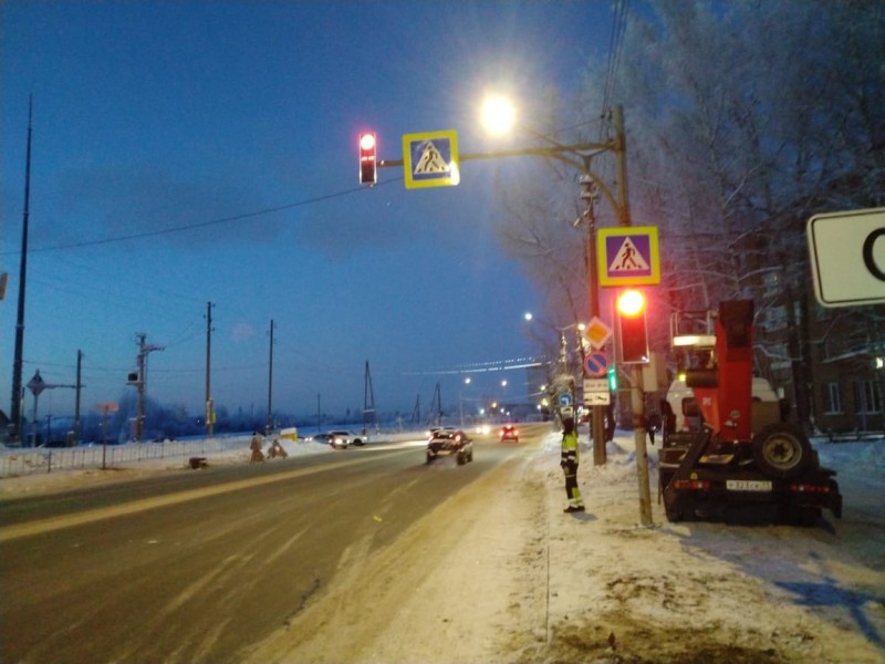 В Сыктывкаре обезопасили пешеходный переход