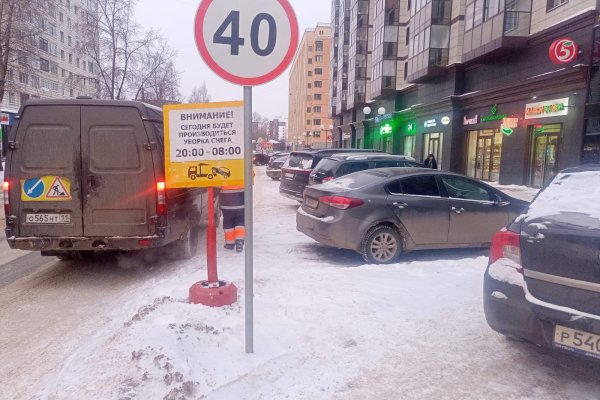 Сыктывкарских автовладельцев призывают убрать машины с оживленной улицы в центре города
