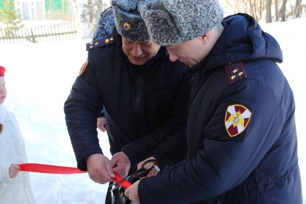 В Прилузском районе открыли здание филиала вневедомственной охраны и подразделения Росгвардии

