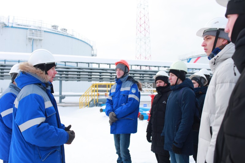 АО "Транснефть - Север" провело техническую экскурсию для студентов УГТУ на НПС "Ухта-1"