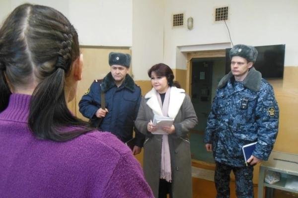Уполномоченный по правам человека в Республике Коми посетила следственный изолятор №2 в Сосногорске


