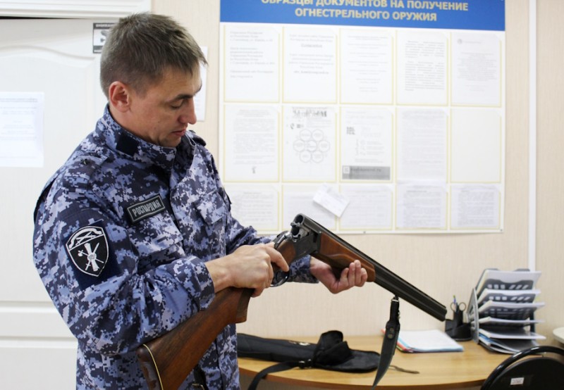 В Коми за неделю росгвардейцы изъяли 15 единиц охотничьего оружия