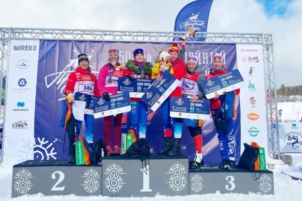 Ермил Вокуев и Дарья Канева - победители Мурманского лыжного марафона 