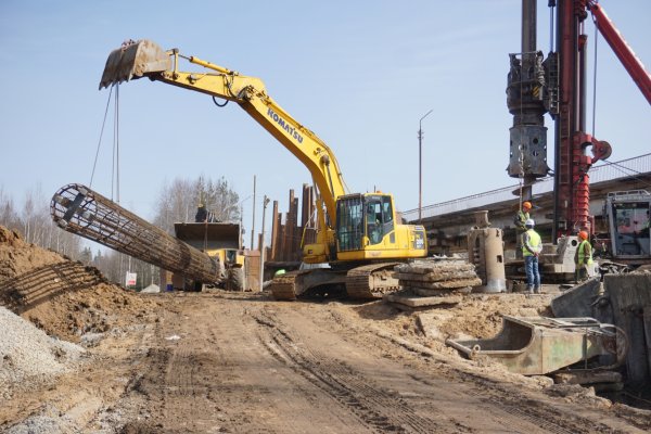 В Сыктывкаре продолжается реконструкция путепровода в Човью
