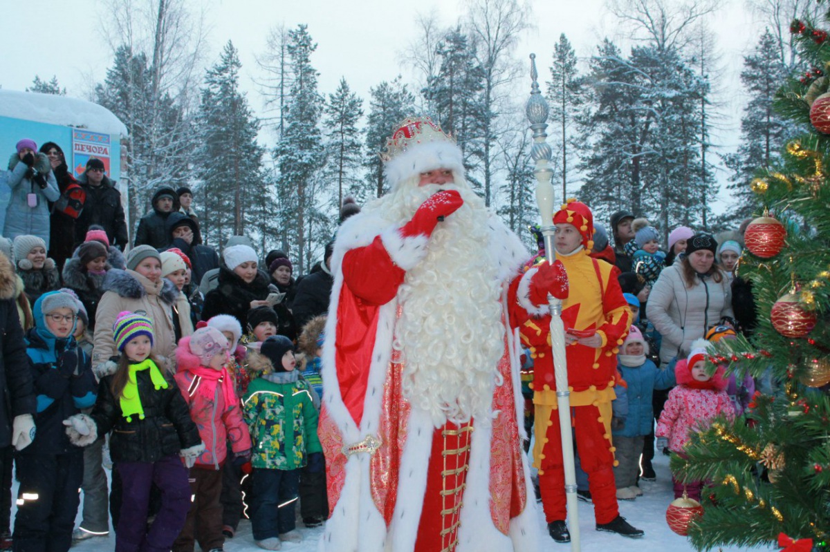 Визит в Коми главного Деда Мороза страны  не обошелся без приключений