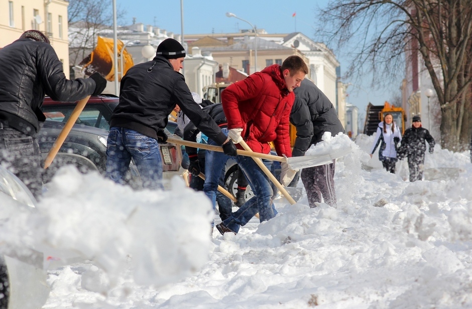 Субботник по уборке снега в Сосногорском районе  станет по-настоящему народным