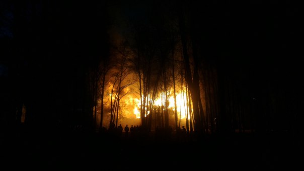 Два человека пострадали на пожаре в Лесозаводе