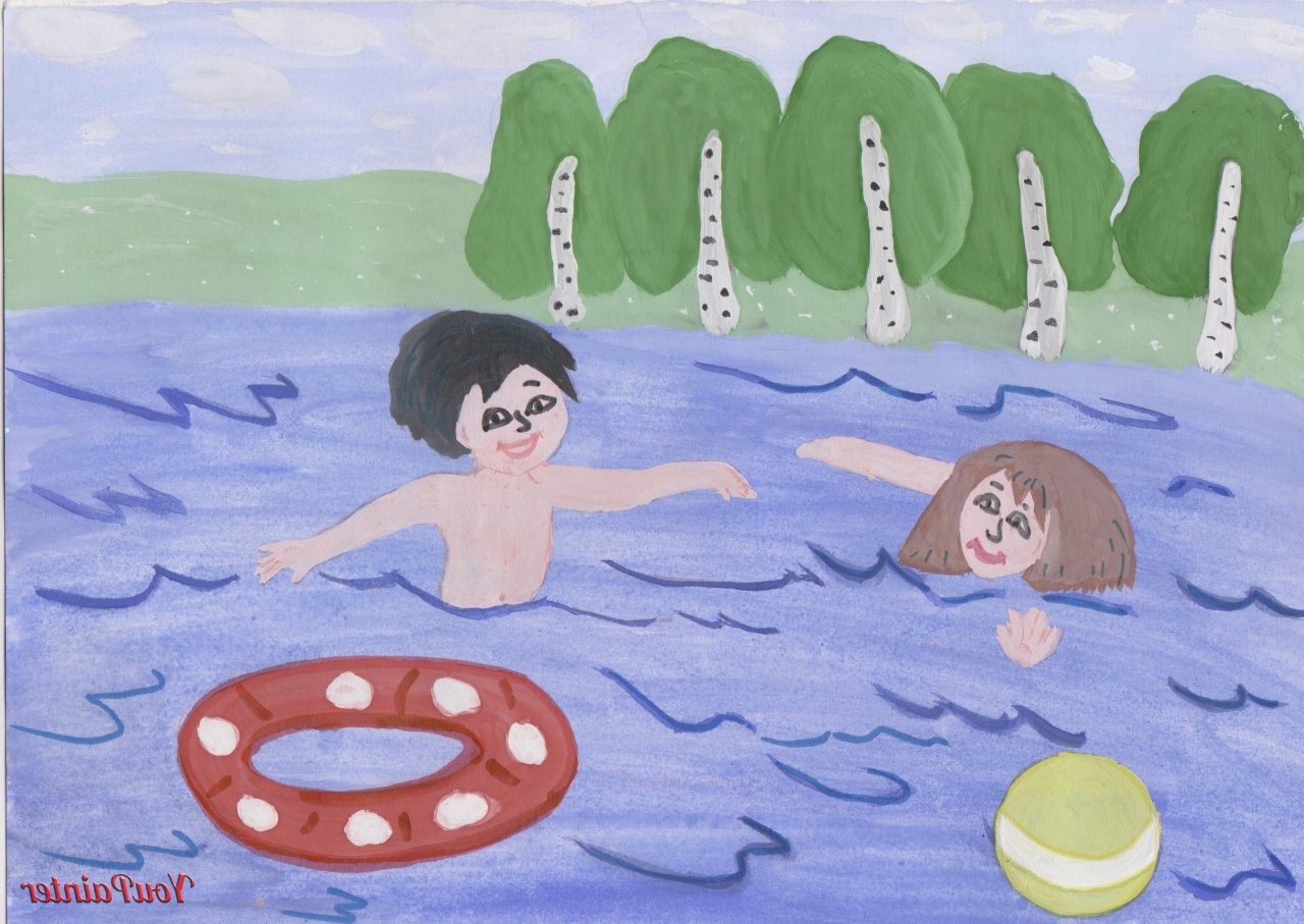 Ну водичка. Детские рисунки на тему безопасность на воде. Рисунок на тему лето. Рисунки на конкурс безопасная вода. Рисунок на тему вода.