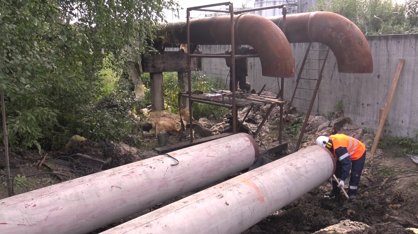 Сосногорская ТЭЦ завершает реконструкцию труднодоступных участков магистральной теплосети