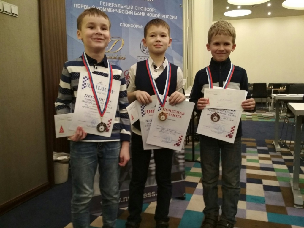 Юные спортсмены Коми завоевали пять медалей на Первенстве Северо-Запада России по быстрым шахматам