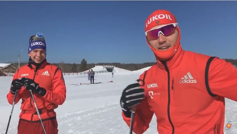 Лыжники Никита Крюков и Александр Большунов пригласили болельщиков на Чемпионат России в Коми