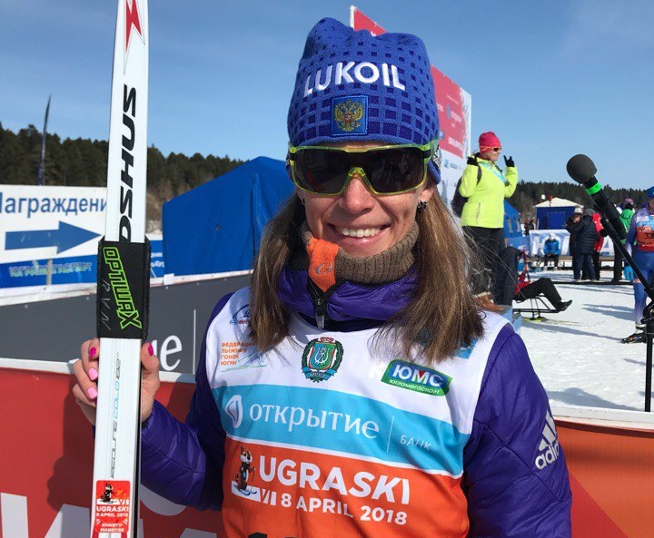 Лыжница из Коми Ольга Царева выиграла Югорский марафон