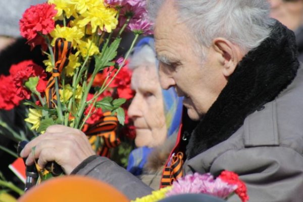 На Центральной площади Воркуты прошел митинг к 73-летию Победы 