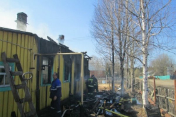 За сутки в Коми произошло два пожара в жилых домах