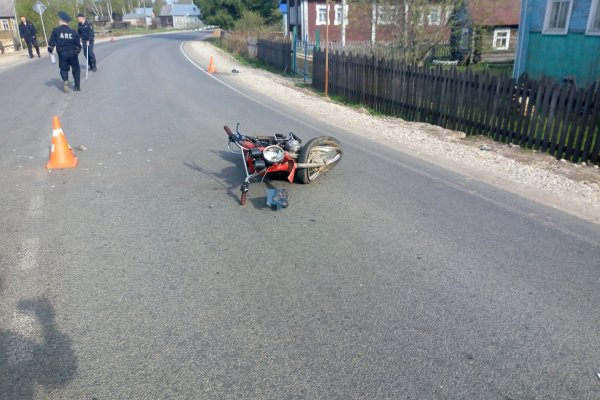 За сутки на дорогах Коми пострадали два мотоциклиста 