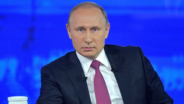 Прямая линия  с Владимиром Путиным пройдет 7 июня