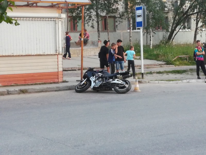 В Усинске в ДТП пострадал мотоциклист