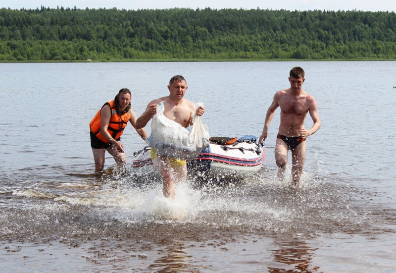 В Сыктывдинском районе завершилось открытое первенство республики по спасательному многоборью на воде
