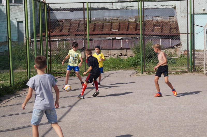В Сыктывкаре завершился детский лагерь "Футбик"