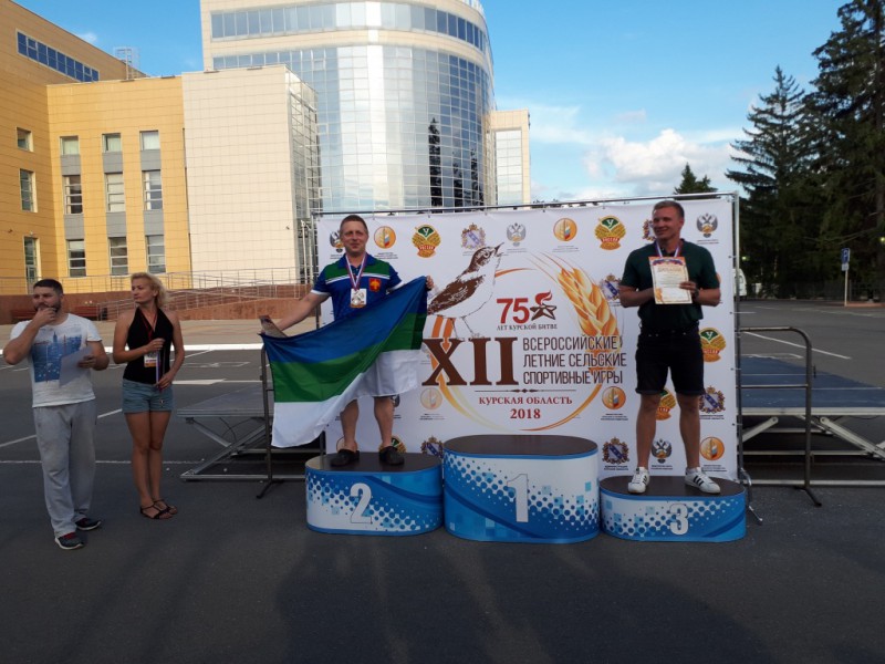 Спортсмен из Коми завоевал "серебро" Всероссийских летних сельских игр