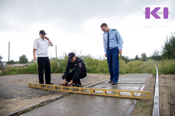 В Сыктывкаре выявлено 14 водителей, нарушивших правила переезда железнодорожных путей