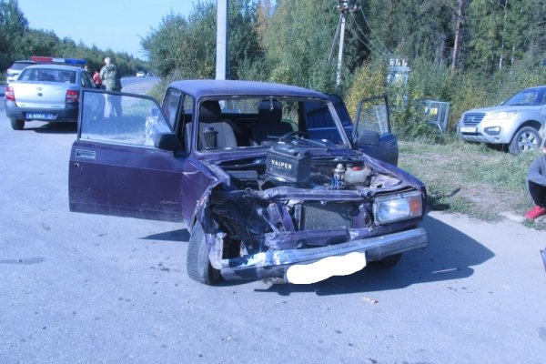  17-летний водитель ВАЗа без прав спровоцировал ДТП на автодороге Сыктывкар – Ухта