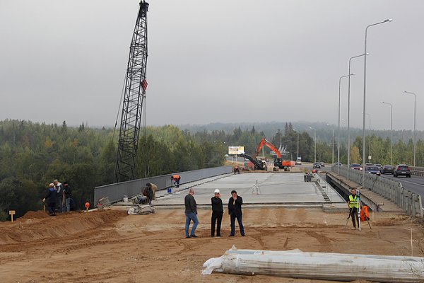 Реконструкция моста через реку Човью в Сыктывкаре близится к завершению