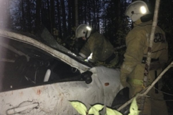 В Сосногорске в автомобильной аварии пострадал уставший водитель 
