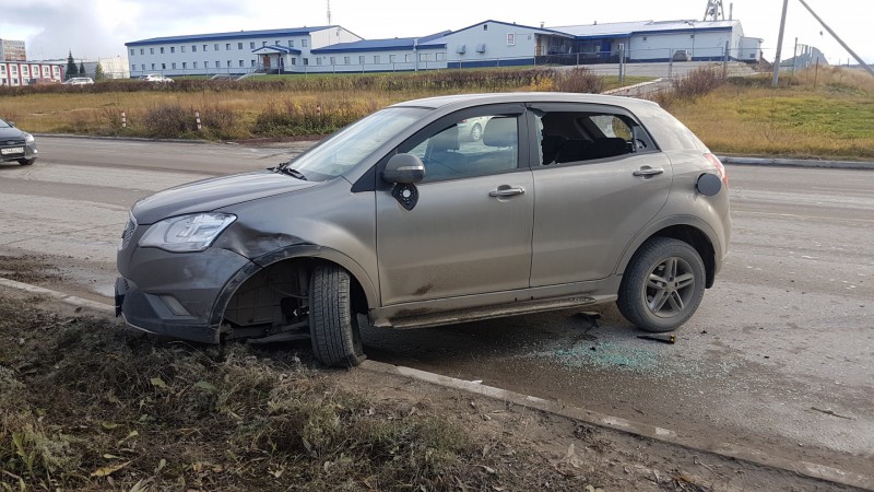 В Усинске произошла тройная авария из-за приступа эпилепсии у водителя