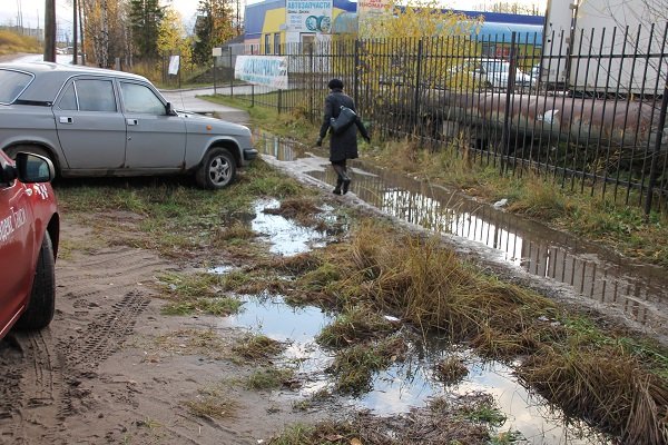 Активисты ОНФ в Коми подняли проблему пешеходных участков в Сыктывкаре, где нет тротуаров