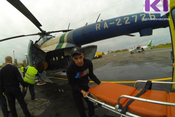 Сбитого в Троицко-Печорске ребенка транспортируют санавиацией в Сыктывкар 