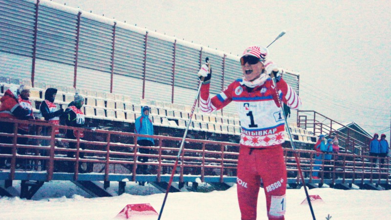 Лыжница из Коми Дарья Абоносимова завоевала "бронзу" на домашних всероссийских соревнованиях