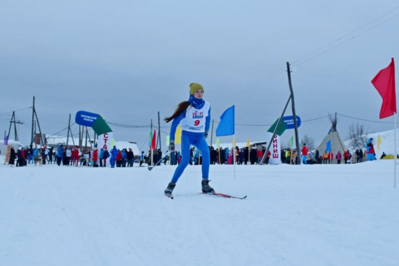 Раиса Сметанина открыла лыжный сезон в Ижемском районе