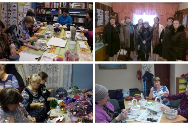 Пенсионеры в Койгородском районе делали из газет корзинки, на Удоре – цветы