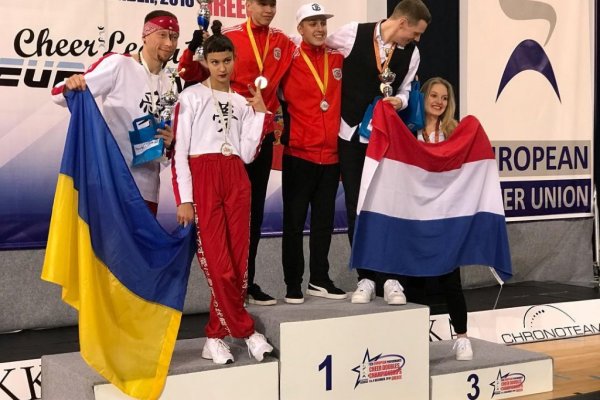 Ухтинцы Николай Костюк и Никита Виноградов выиграли чемпионат Европы по чир-спорту
