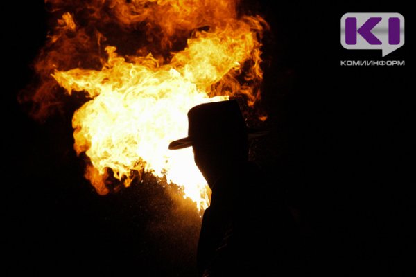 В Коми за сутки произошло три пожара из-за неосторожного обращения с огнем