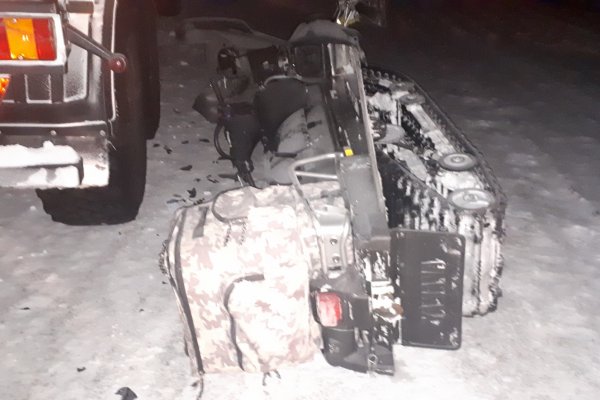 Под Усинском 29-летний водитель снегохода погиб после столкновения с КамАЗом