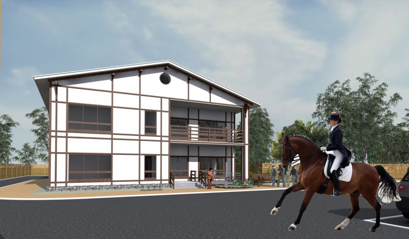 Проект реконструкции спортивной школы по конному спорту в Выльгорте визуализировали 