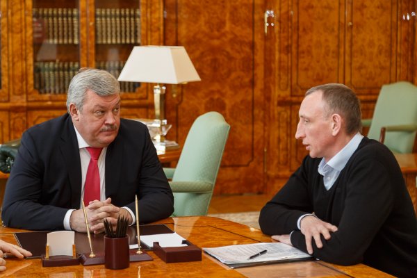 Сергей Гапликов провёл рабочую встречу с депутатом Госдумы России Александром Козловским