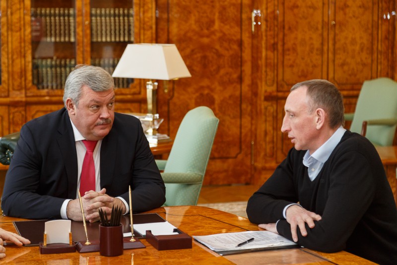 Сергей Гапликов провёл рабочую встречу с депутатом Госдумы России Александром Козловским