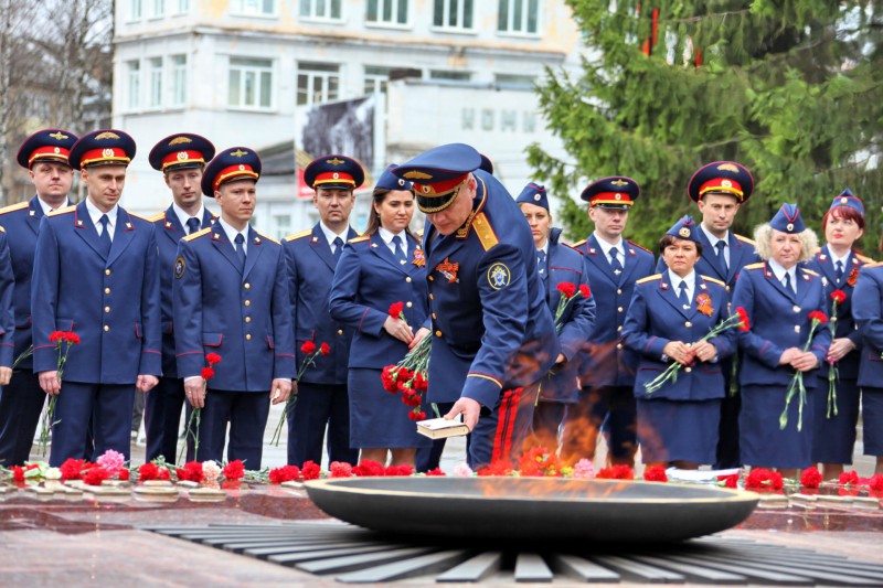 Следственное управление Коми провело республиканскую акцию, посвященную 74-й годовщине Победы в Великой Отечественной войне