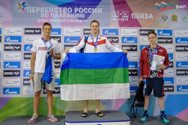Пловец из Коми Николай Зуев победил на 100-метровке на спине в рамках первенства России