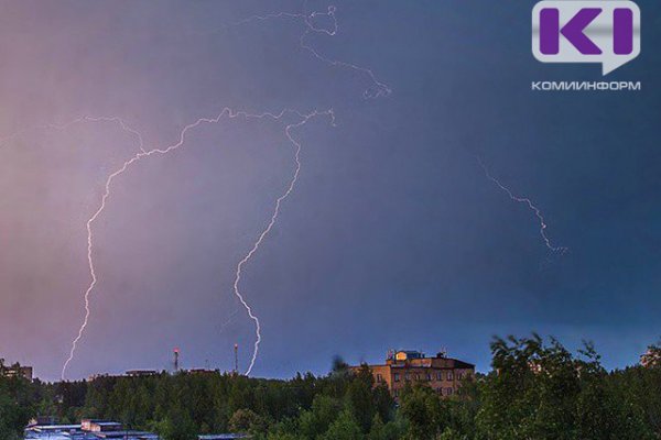 В южных районах Коми объявлено штормовое предупреждение
