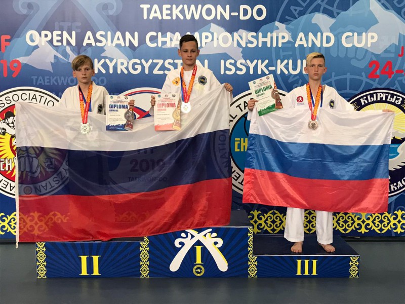 Представители Коми завоевали 18 медалей на Чемпионате и Кубке Азии по тхэквондо ИТФ
